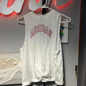 white with red logo